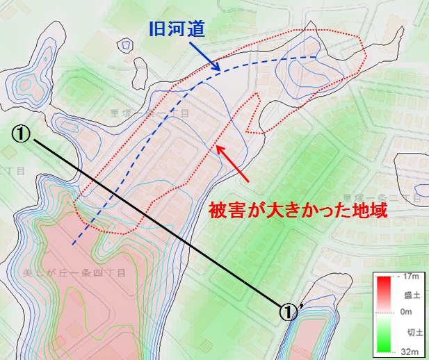 清田地区被害大地域